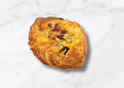 Mushroom and Bacon Danish